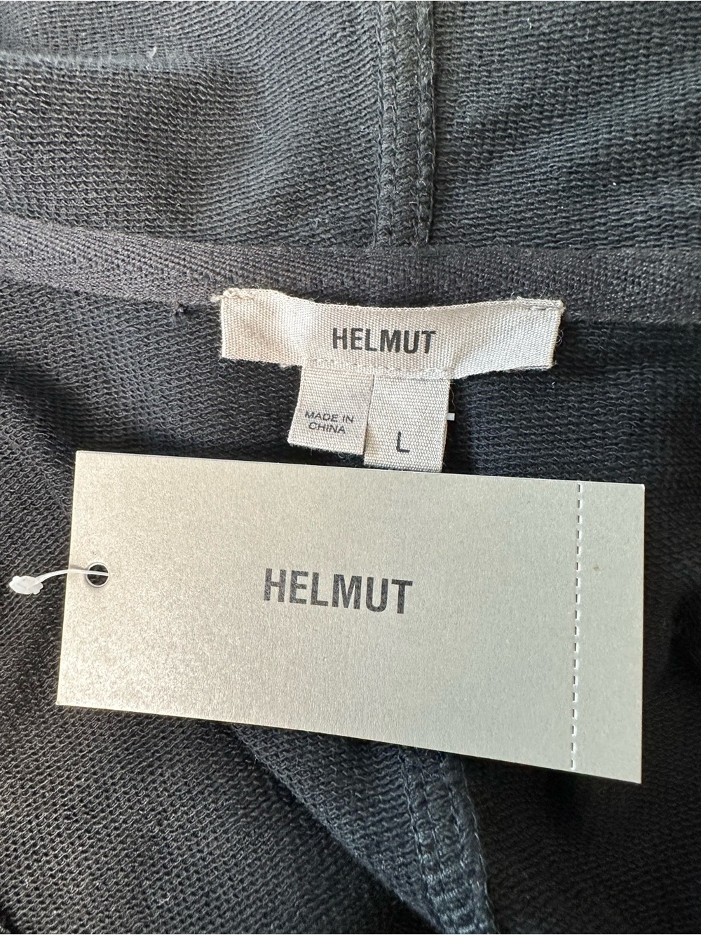 Helmut Stratus Sweatshirt/Hoodie with Asymmetrical Full Zip Size Large - Picture 9 of 10